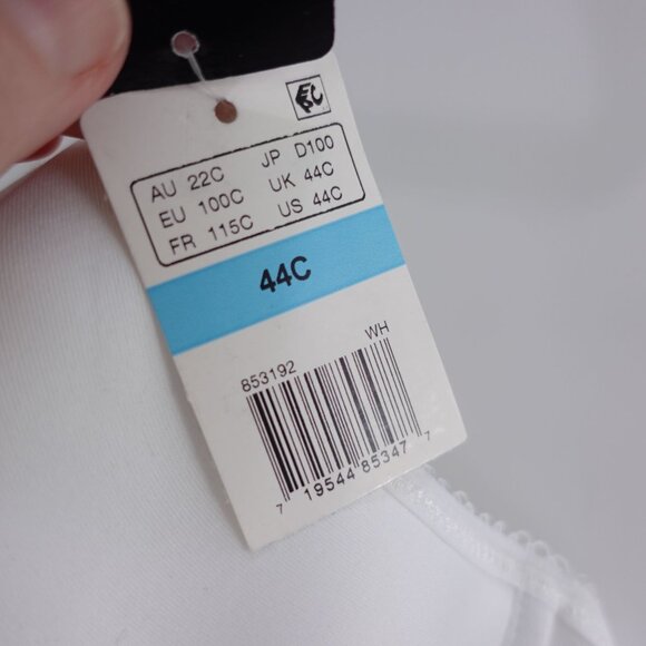 NEW Wacoal Basic Beauty Underwire T-Shirt Bra White Size 44C 853192 - Picture 4 of 4